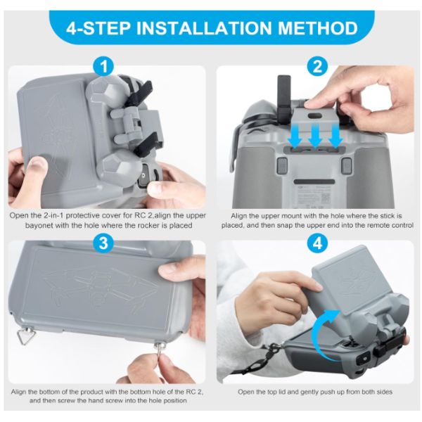 STARTRC 2 in 1 Protect cover and Sunhood for DJI RC 2